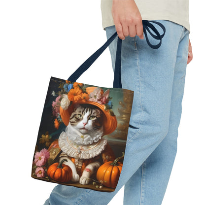 Halloween Rococo Cat Tote