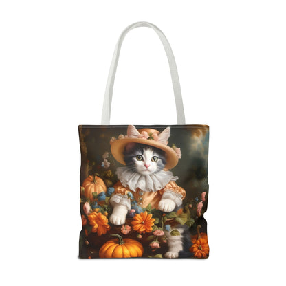 Halloween Rococo Kitten Tote