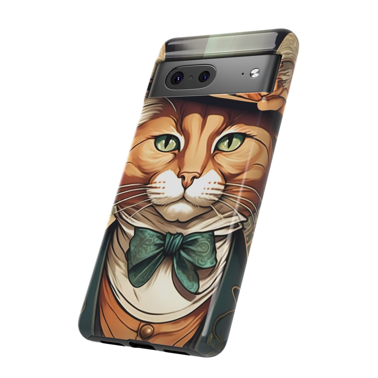 Alphonse Mucha Tough Phone Cases (A gentleman cat)