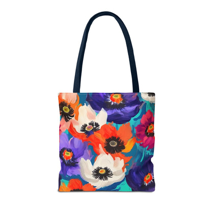 Fauvism inspired Colorful Anemones Tote Bag