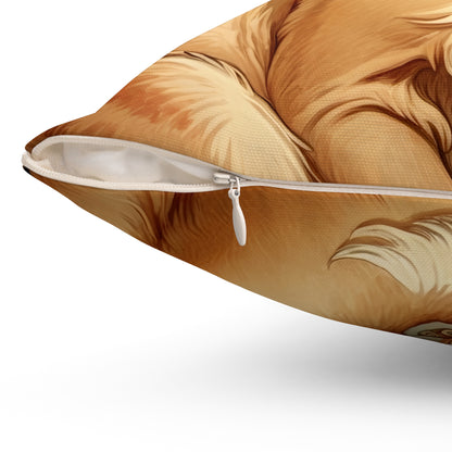 Art Nouveau Cat Square Pillow