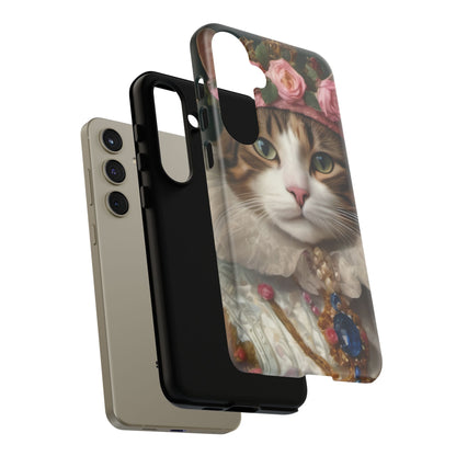 Rococo Cat Tough Phone Cases (A Queen)