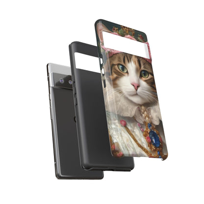 Rococo Cat Tough Phone Cases (A Queen)