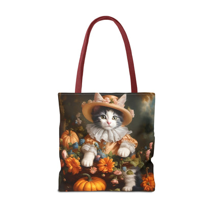 Halloween Rococo Kitten Tote