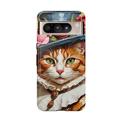 Oil Painting Cat Tough Phone Cases (A Gentleman)
