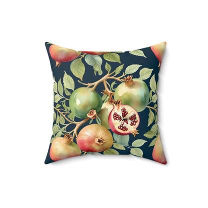 Rococo Pomegranates Square Pillow 2