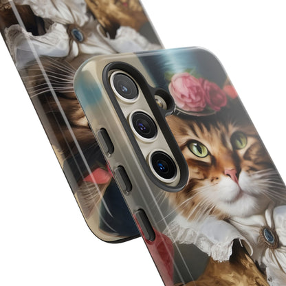 Rococo Cat Tough Phone Cases (A Gentleman)