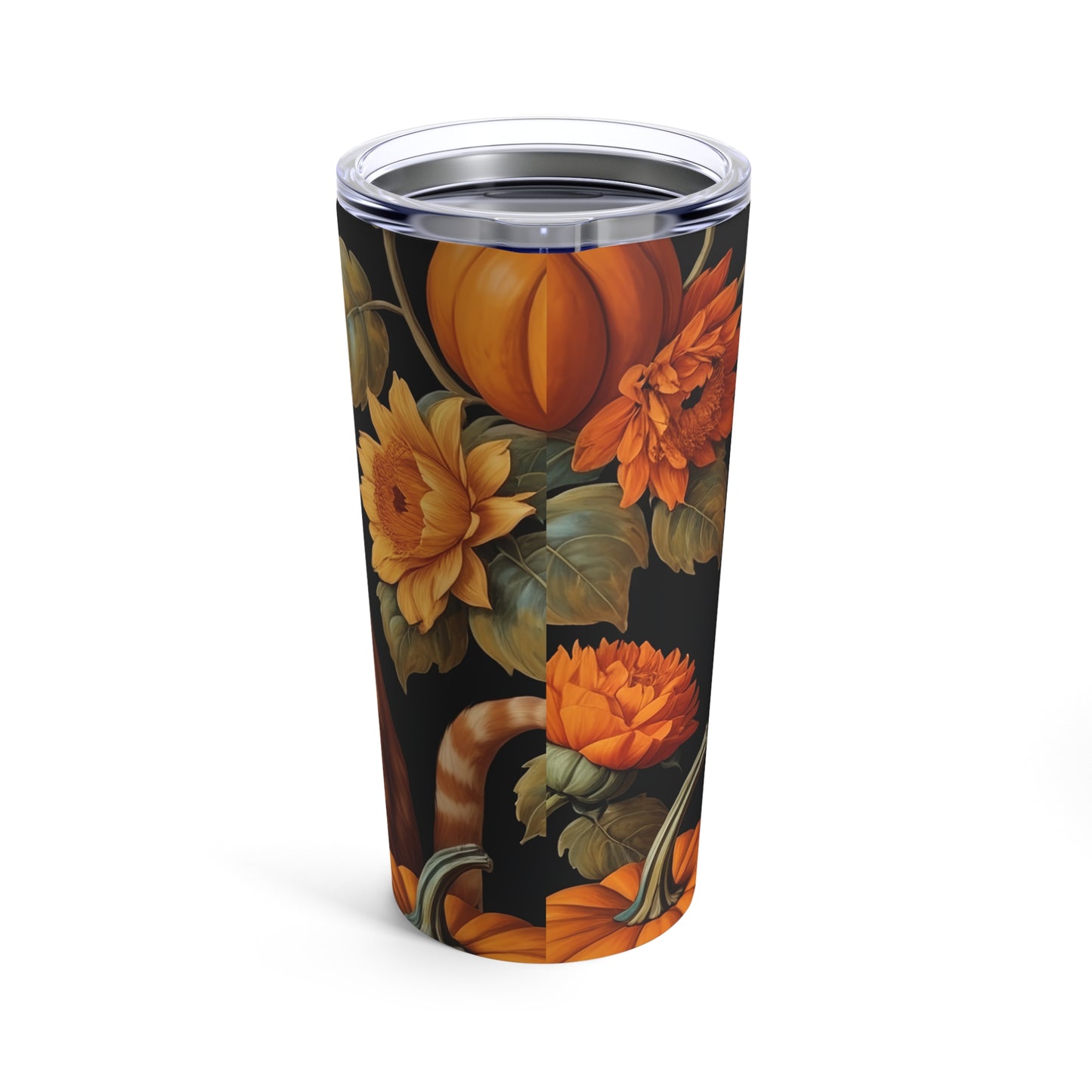 Halloween Sandro Botticelli Cat Tumbler 20oz Black