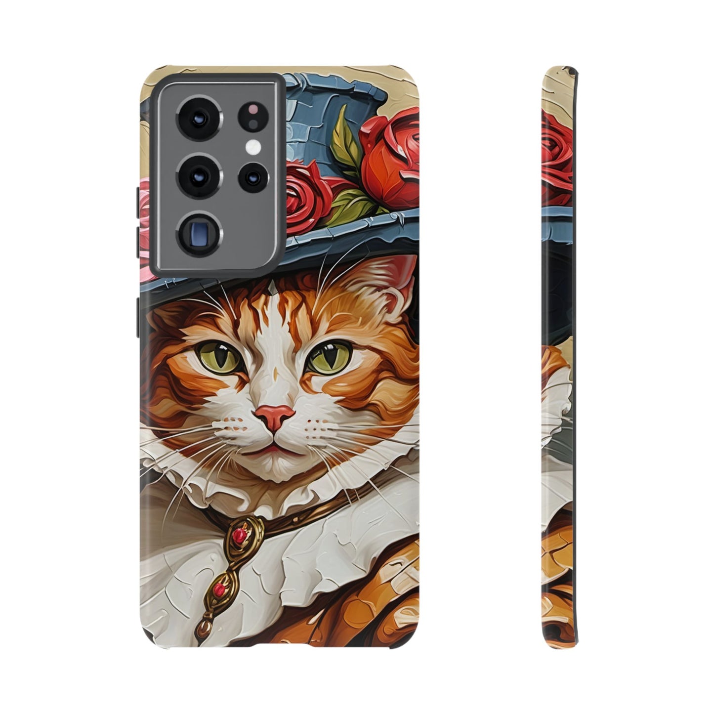 Oil Painting Cat Tough Phone Cases (A Gentleman)