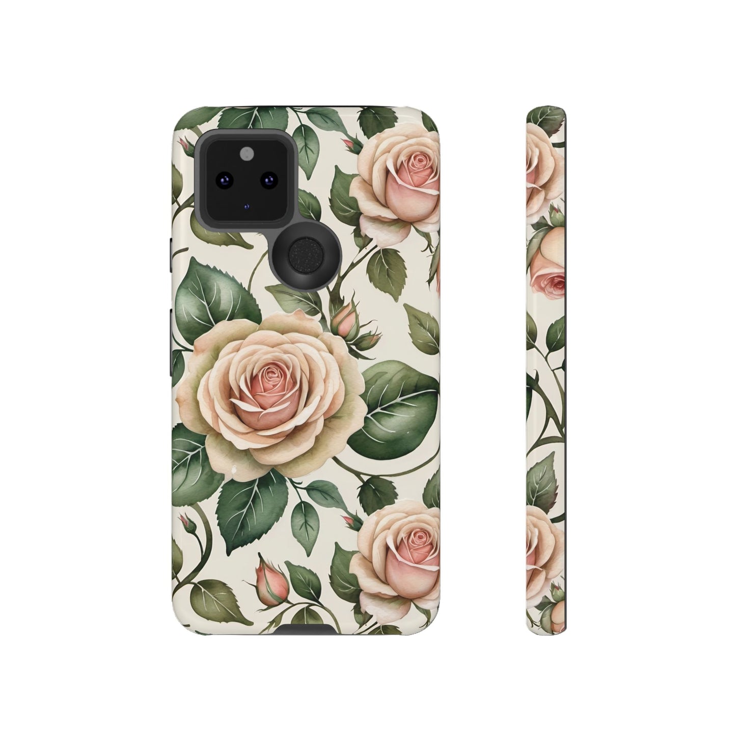 Watercolor Large Roses Tough Cases 2