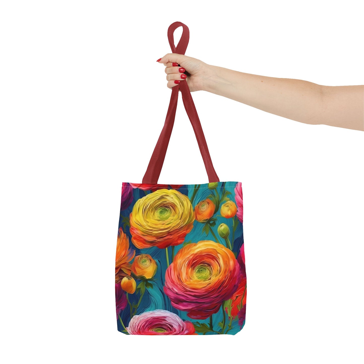 Vincent Van Gogh inspired Colorful Anemones Tote Bag 2