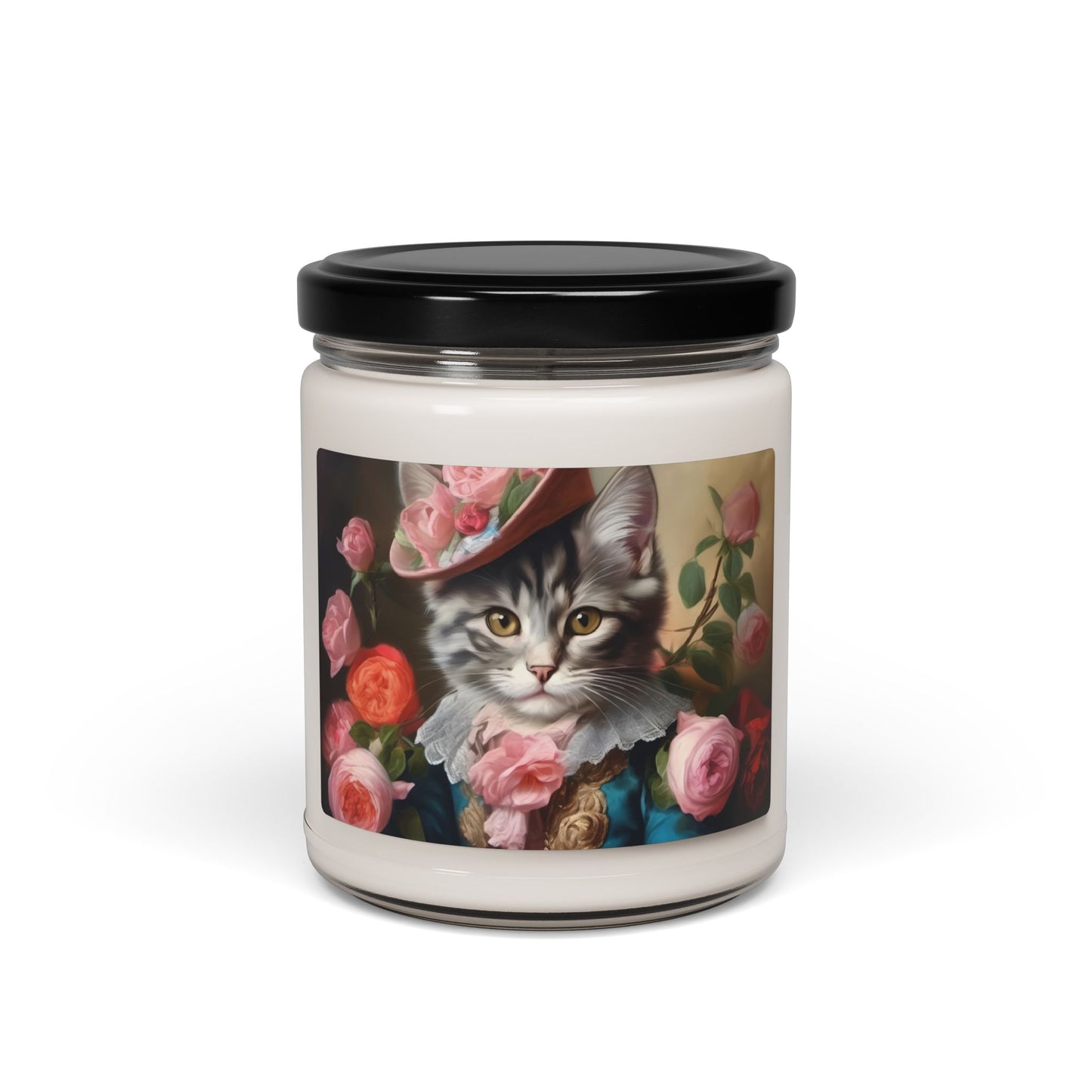 Rococo Cat Scented Soy Candle 2, 9oz