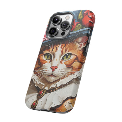 Oil Painting Cat Tough Phone Cases (A Gentleman)