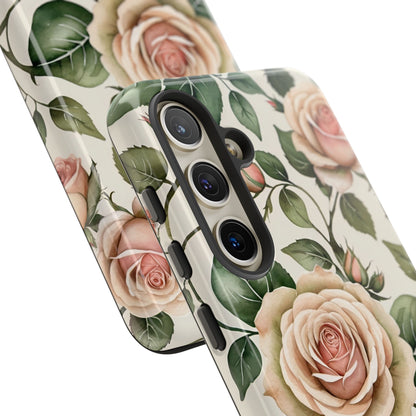 Watercolor Large Roses Tough Cases 2