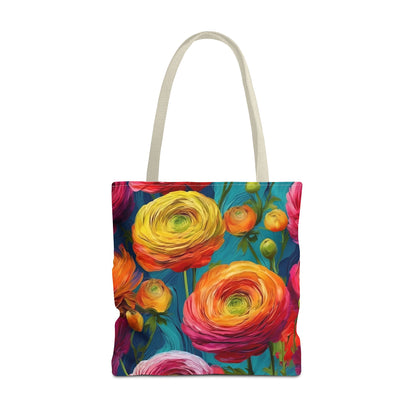 Vincent Van Gogh inspired Colorful Anemones Tote Bag 2