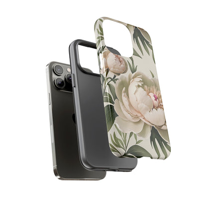 Watercolor Large Peonies Tough Cases