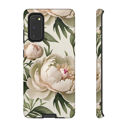 Watercolor Large Peonies Tough Cases