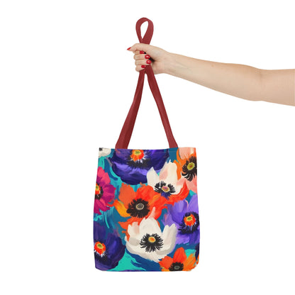Fauvism inspired Colorful Anemones Tote Bag