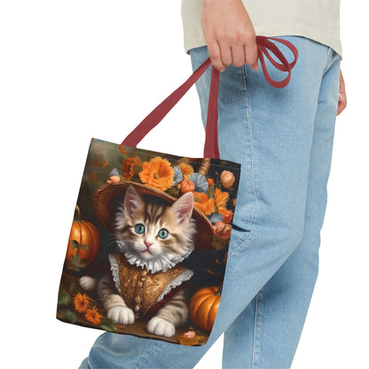 Halloween Rococo Kitten Tote