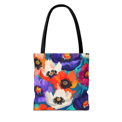 Fauvism inspired Colorful Anemones Tote Bag