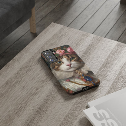 Rococo Cat Tough Phone Cases (A Queen)