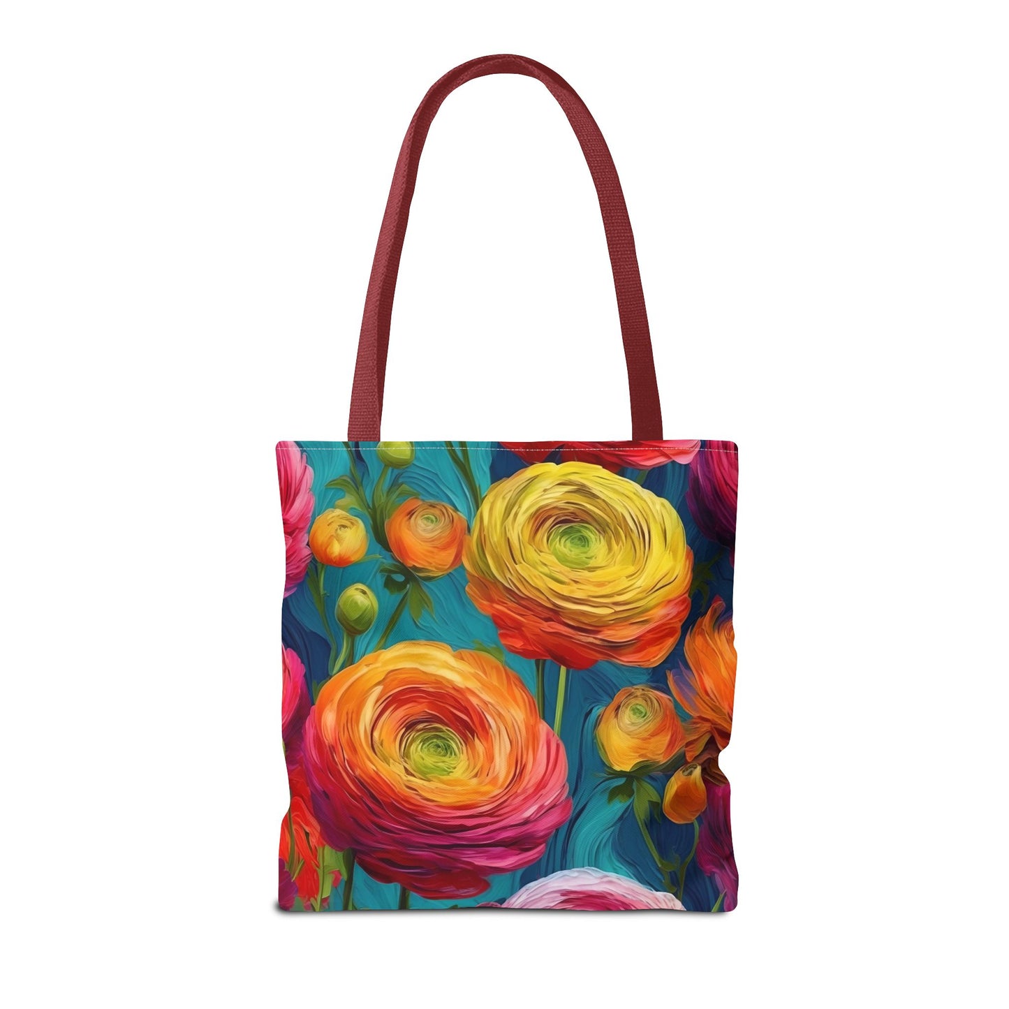 Vincent Van Gogh inspired Colorful Anemones Tote Bag 2