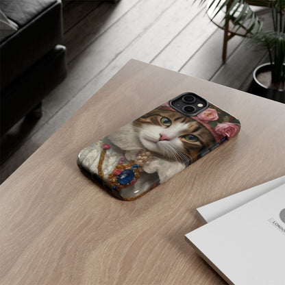 Rococo Cat Tough Phone Cases (A Queen)
