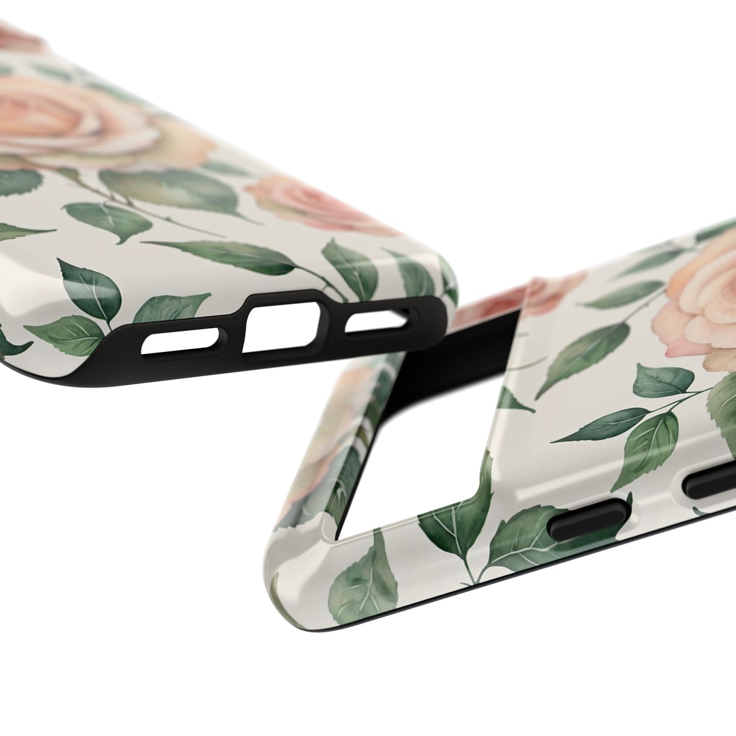Watercolor Large Roses Tough Cases