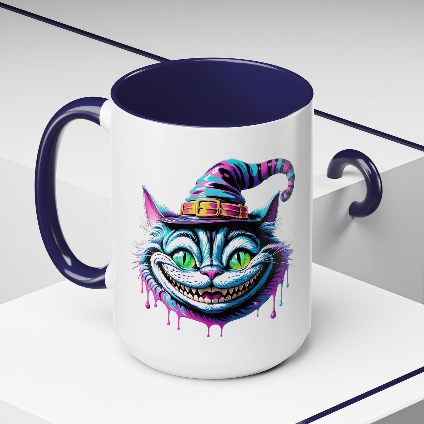 Halloween Cheshire Cat Coffee Mug (11, 15oz)