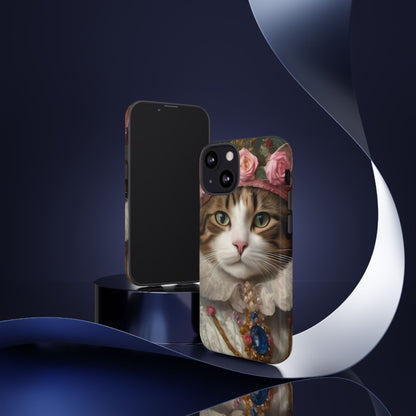 Rococo Cat Tough Phone Cases (A Queen)