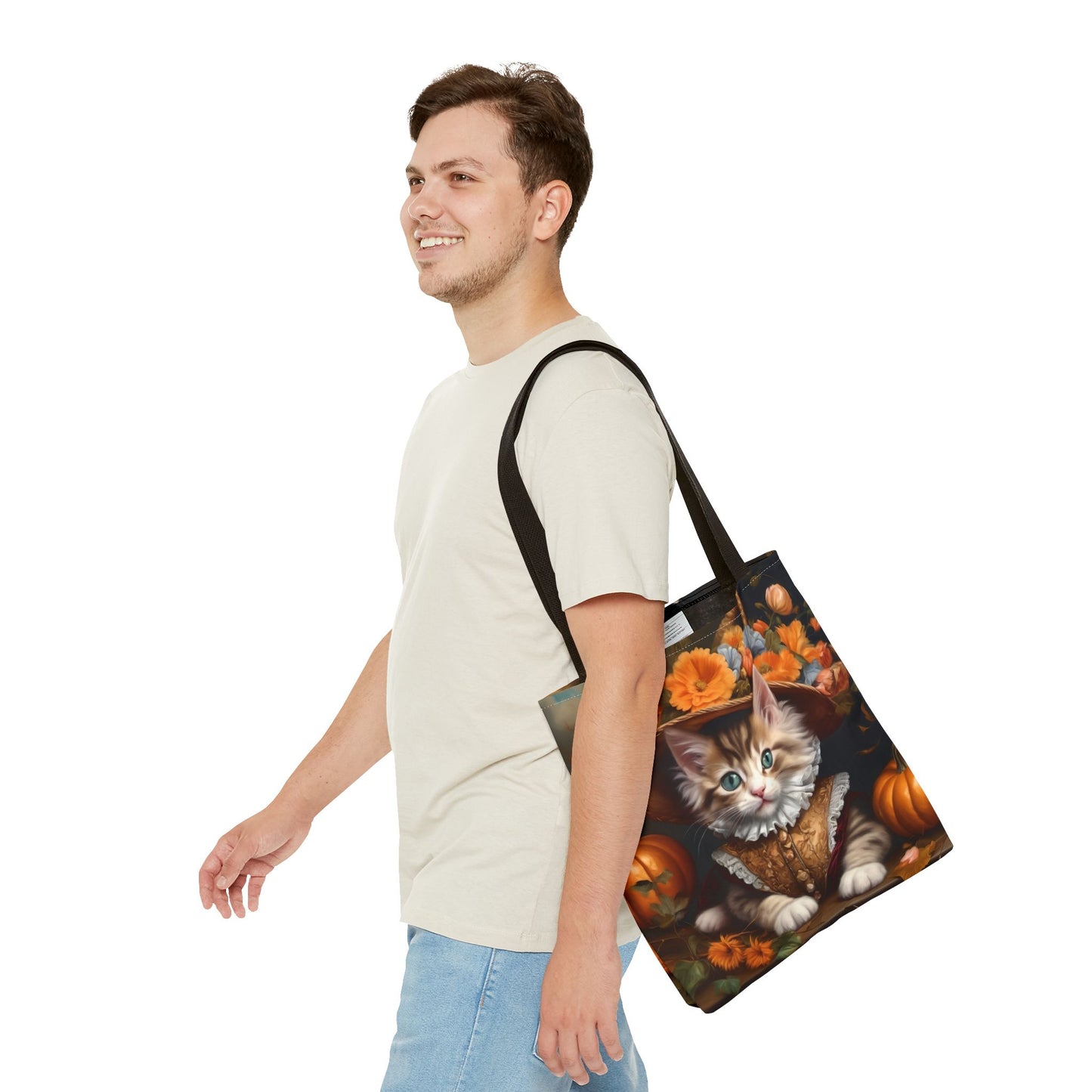 Halloween Rococo Kitten Tote