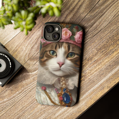 Rococo Cat Tough Phone Cases (A Queen)