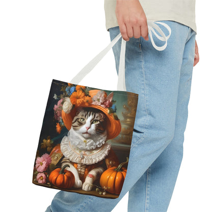 Halloween Rococo Cat Tote