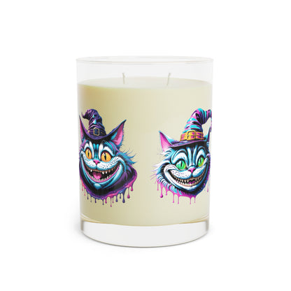 Halloween Cheshire Cat Scented Candle - Full Glass, 11oz