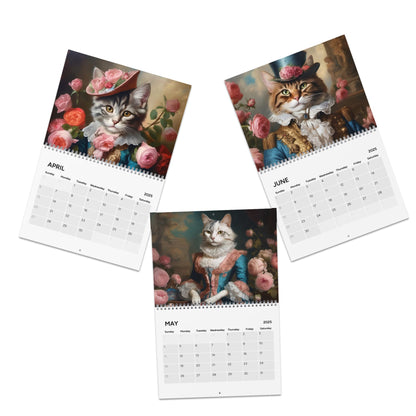 Rococo Noble Cats Calendar (2025)