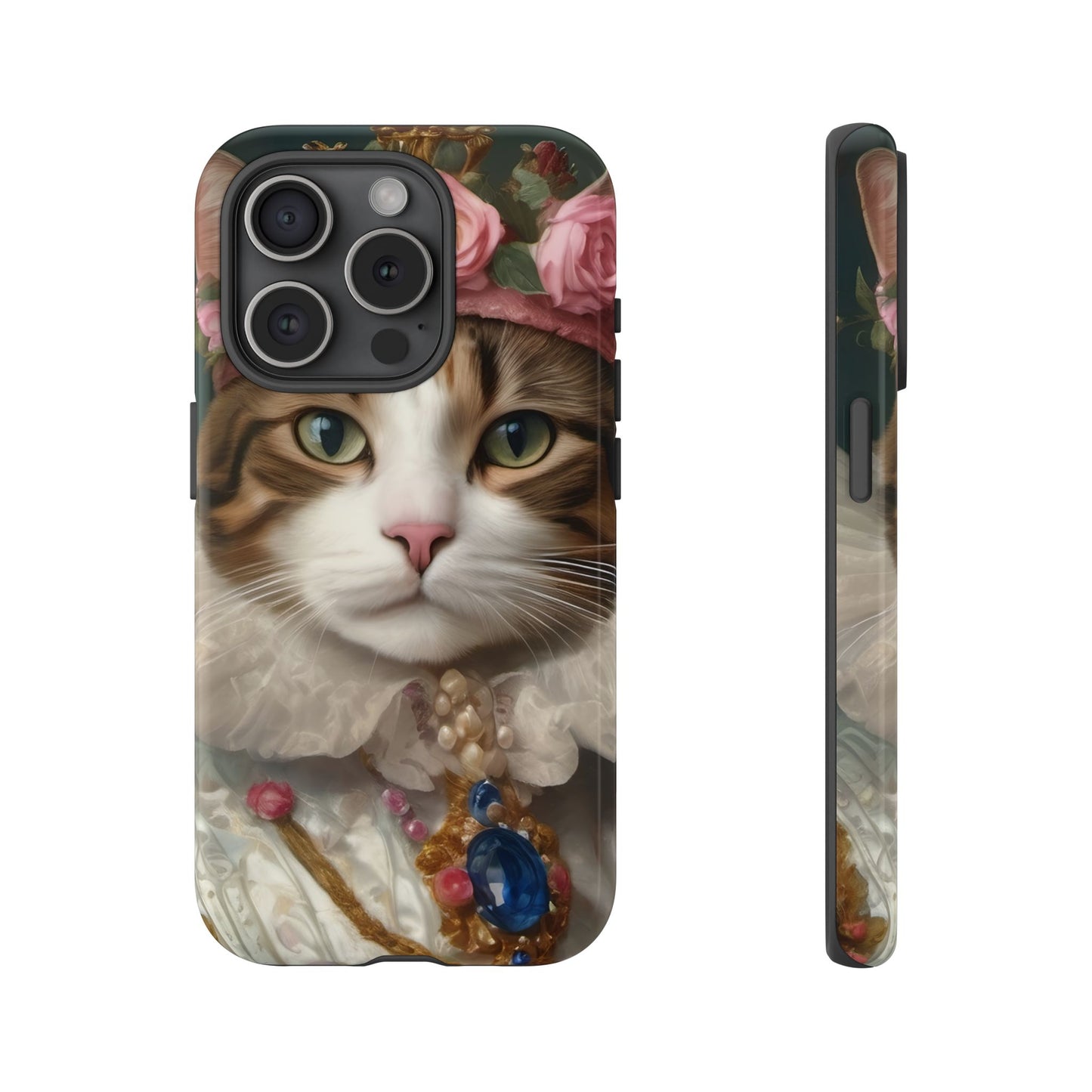 Rococo Cat Tough Phone Cases (A Queen)