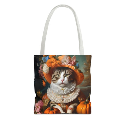 Halloween Rococo Cat Tote