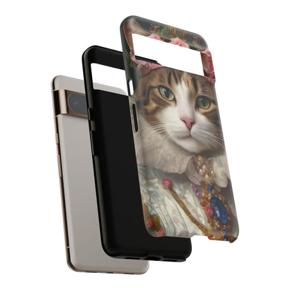 Rococo Cat Tough Phone Cases (A Queen)