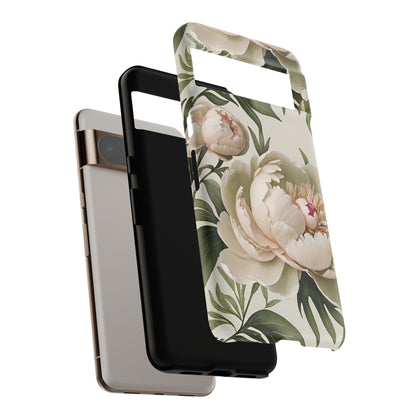 Watercolor Large Peonies Tough Cases