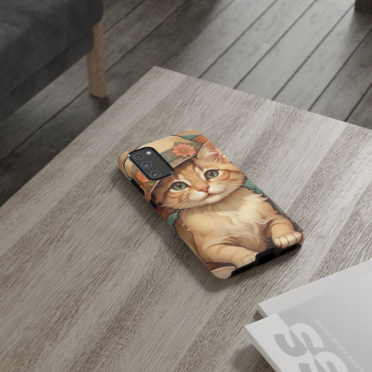 Alphonse Mucha Tough Phone Cases (A kitten)