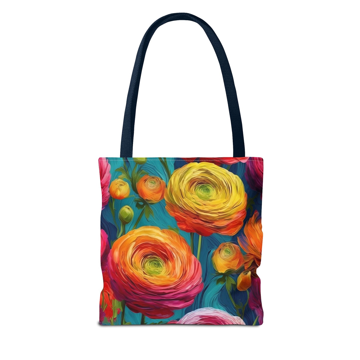 Vincent Van Gogh inspired Colorful Anemones Tote Bag 2