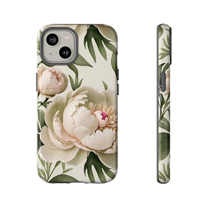 Watercolor Large Peonies Tough Cases