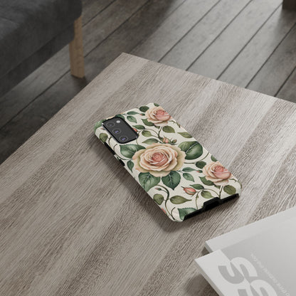 Watercolor Large Roses Tough Cases 2