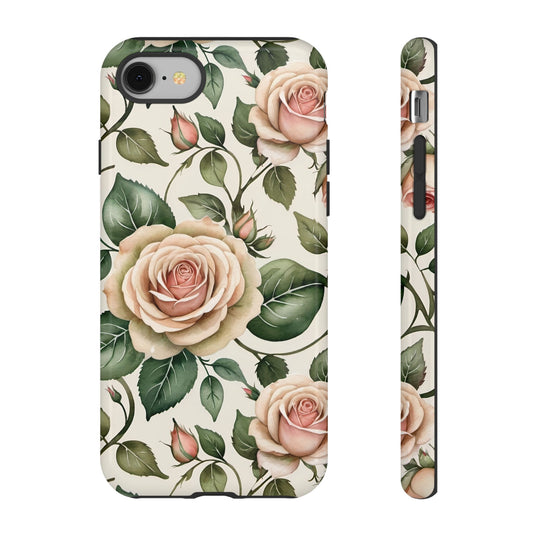 Watercolor Large Roses Tough Cases 2
