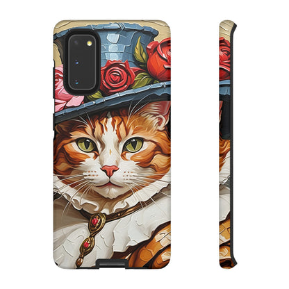 Oil Painting Cat Tough Phone Cases (A Gentleman)