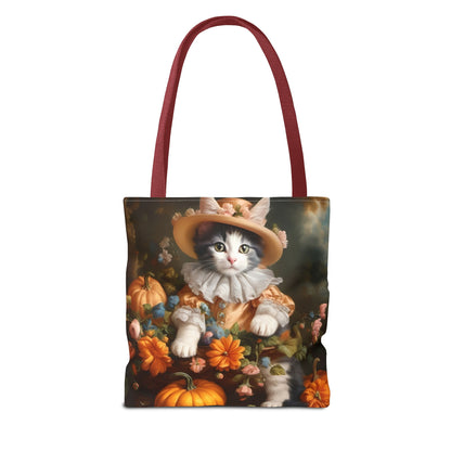 Halloween Rococo Kitten Tote