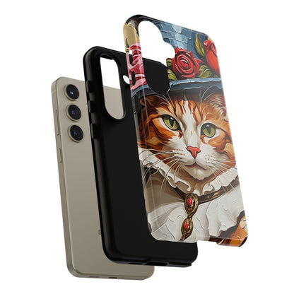 Oil Painting Cat Tough Phone Cases (A Gentleman)