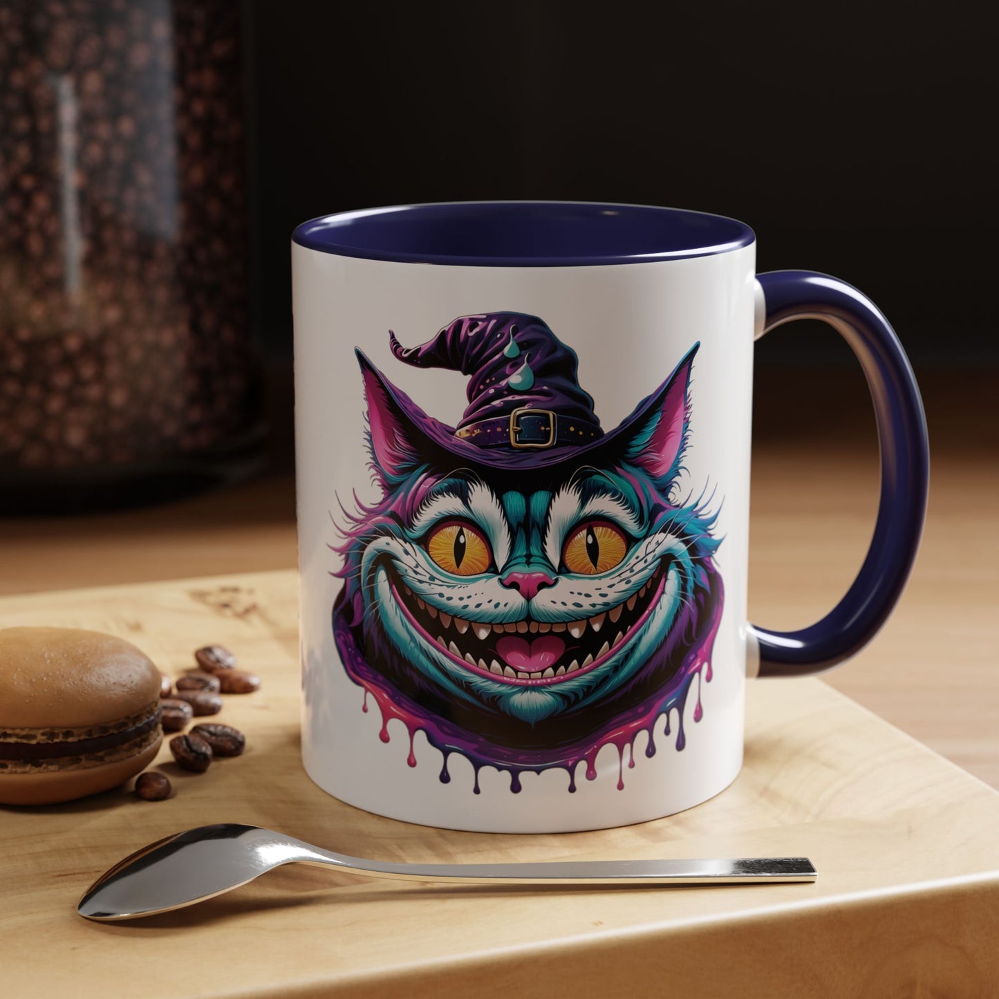 Halloween Cheshire Cat Coffee Mug (11, 15oz)