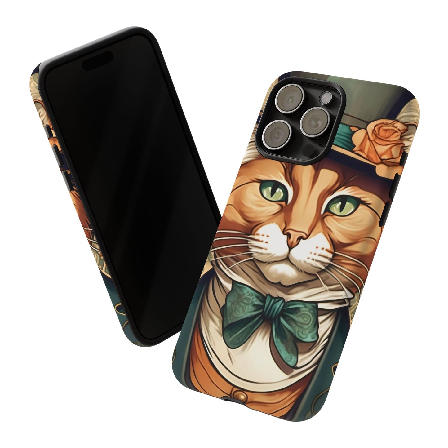 Alphonse Mucha Tough Phone Cases (A gentleman cat)