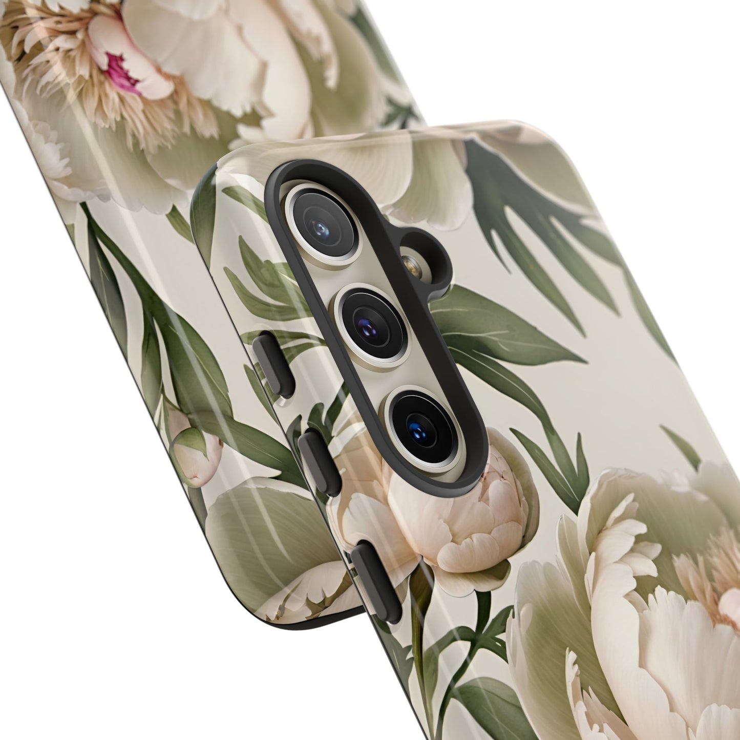 Watercolor Large Peonies Tough Cases